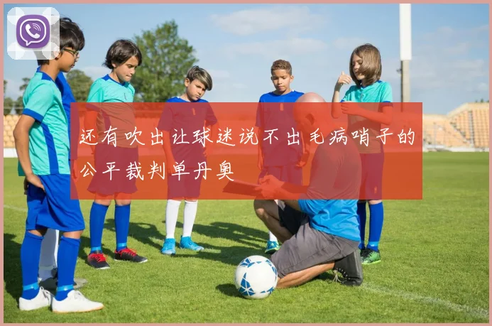 还有吹出让球迷说不出毛病哨子的公平裁判单丹奥