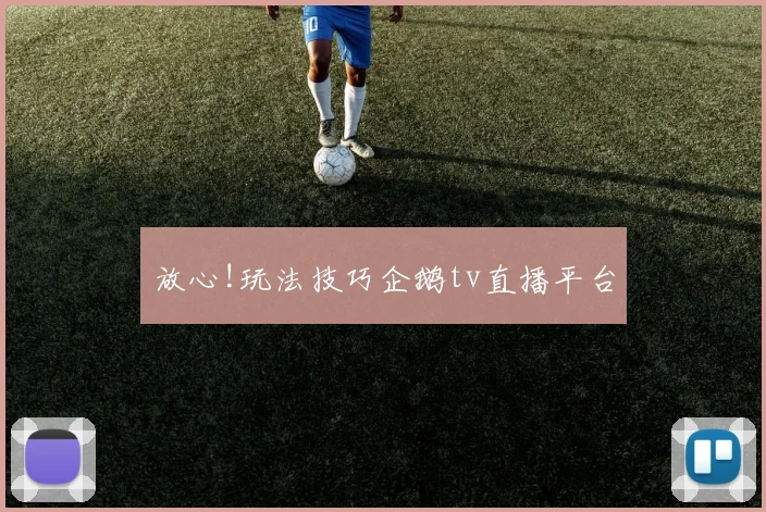 放心!玩法技巧企鹅tv直播平台